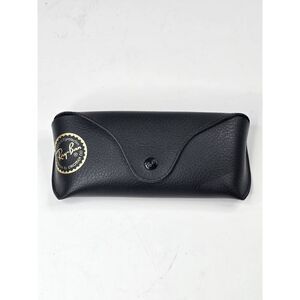 Authentic Ray Ban Slim Black Leather Aviator‎ Eyeglasses / Sunglasses Case